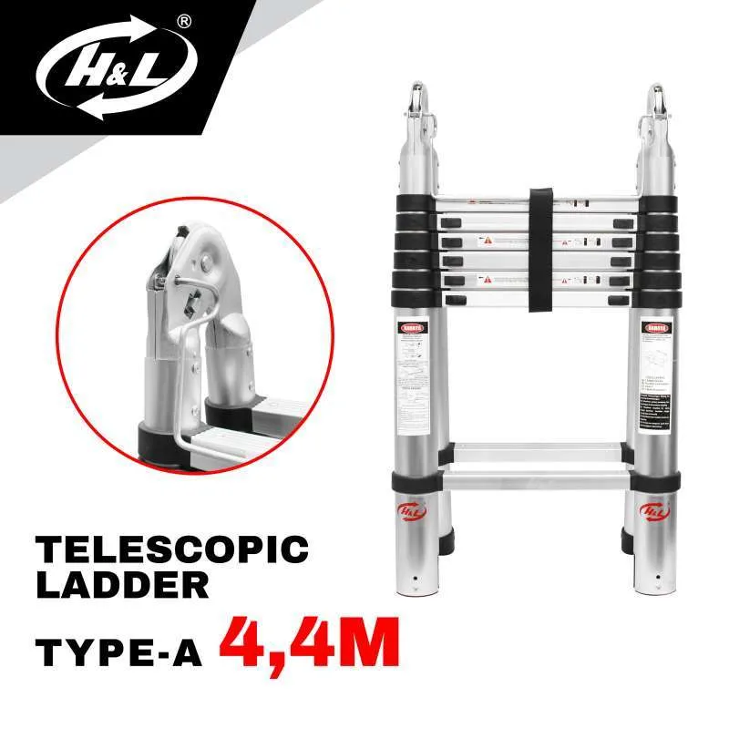 TANGGA LIPAT TELESKOPIK DAN TIPE H&L (2METER - 6METER)